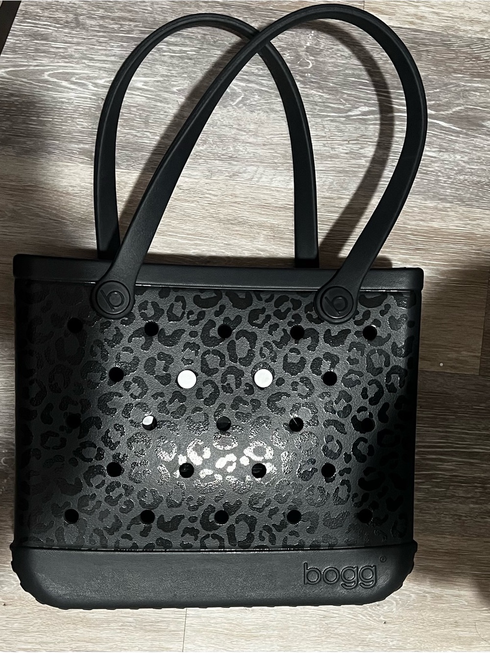 BOGG BABY BAG Black Leopard-Print Tote - Picture 6 of 7